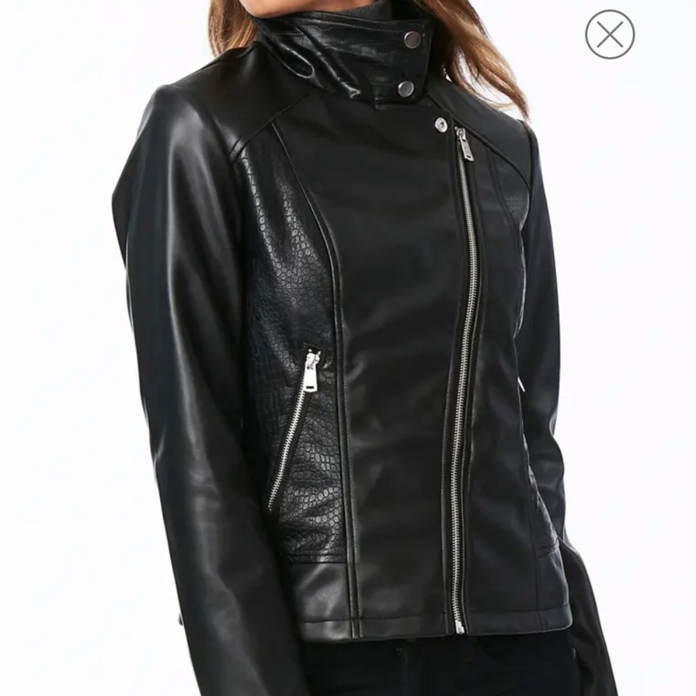 NWT Bernardo Leather Jacket.